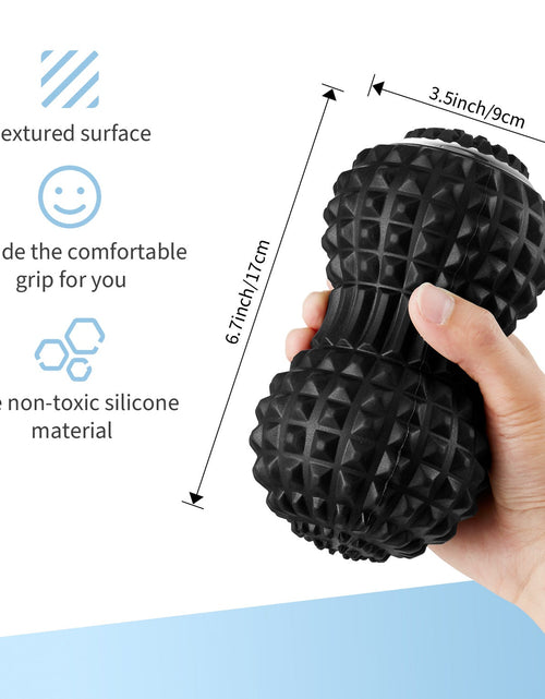 Load image into Gallery viewer, Electric massage peanut ball vibration yoga ball muscle fascia ball silicone ball vibration relaxation ball
