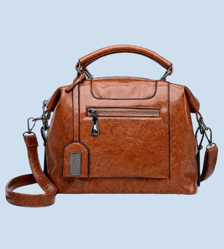 Leather Handbag for Women - Soft Tote and Crossbody Bag