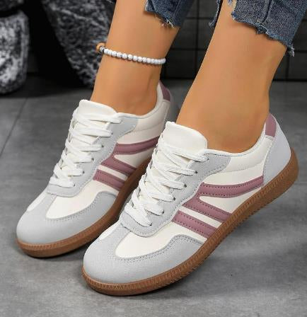 Load image into Gallery viewer, Lace-Up Low-Top Sneakers – 11 Colors EU 36–42 | Women's Training Shoes
