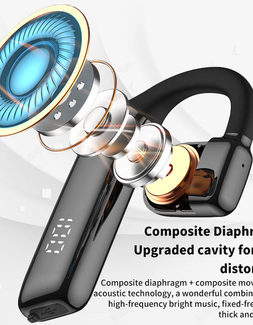 Load image into Gallery viewer, OWS air conduction hanging ear wireless Bluetooth earphones with low latency and long battery life ENC noise cancelling business earphones
