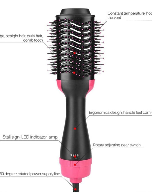 Load image into Gallery viewer, Multifunctional 2 in 1 Hair Dryer Volumizer Rotating Hot Hair Brush
