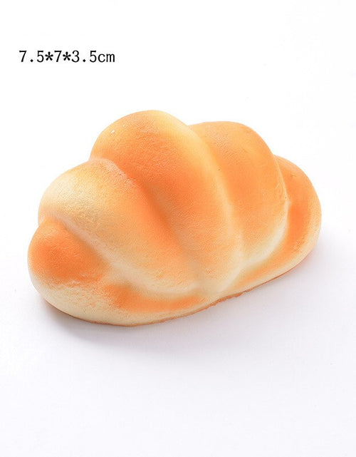 Load image into Gallery viewer, Squishy Food Creative Simulation Bread Toast Donuts Slow Rising Squeeze Stress Relief Toys Spoof Tease People Desktop Decoration
