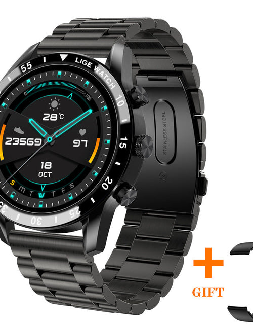 Load image into Gallery viewer, Bluetooth call smart watch pedometer sports multifunctional men's waterproof bracelet watch
