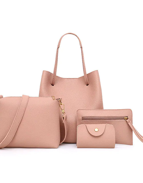 Load image into Gallery viewer, Fashionable 4-Piece Bucket Tote Bag Set (New Arrival)
