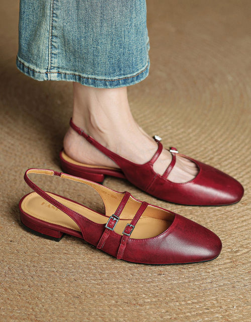 Load image into Gallery viewer, Women’s Flat Sandals with Soft Sole and Single Strap
