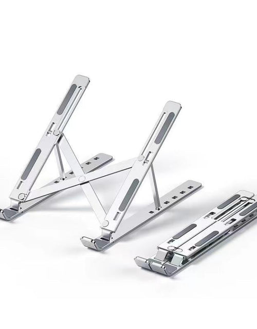 Load image into Gallery viewer, Notebook Stand Foldable Portable Base Cooling Pad High Bracket Aluminum Alloy Desktop Stable Computer Holder
