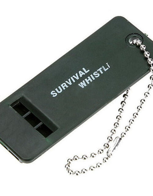 Load image into Gallery viewer, Whistle Three Frequency Outdoor Hiking Camping Mountaineering Seeking First Aid Whistle High Frequency Survivor Portable Whistle
