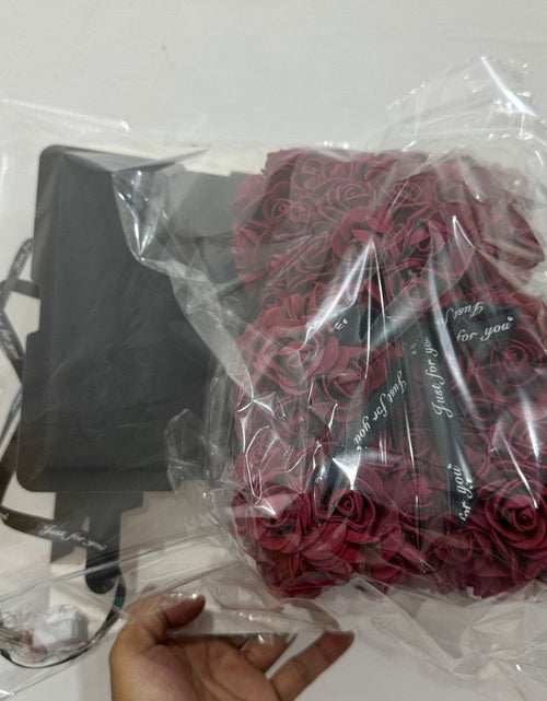 Load image into Gallery viewer, Mother's Day Gift 25cm Foam Flower Bear PE Rose Flower Bear PVC Gift Box Valentine's Day Cross-border Bestseller
