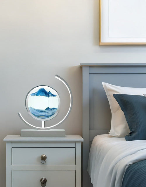 Load image into Gallery viewer, LED Flowing Sand Painting Lamp: Night Light for Home (Gift Option)
