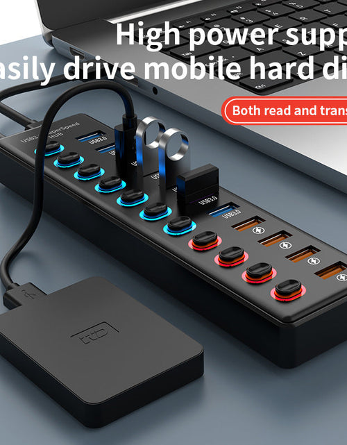 Load image into Gallery viewer, 3.1 Gen2 HUB3.0 Hub Laptop Distribution Device Mobile Expansion Device Hub Expansion Dock 11 in One
