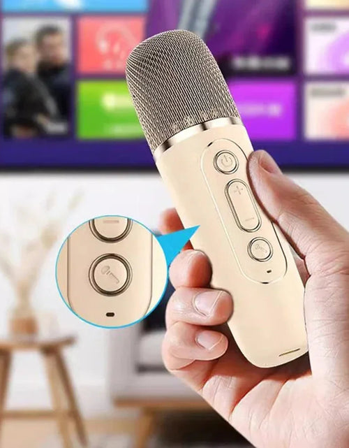Load image into Gallery viewer, K12 Wireless Microphone Karaoke Machine Bluetooth Speaker KTV HIFI Stereo Sound RGB Colorful LED Lights For Outdoor Home Party
