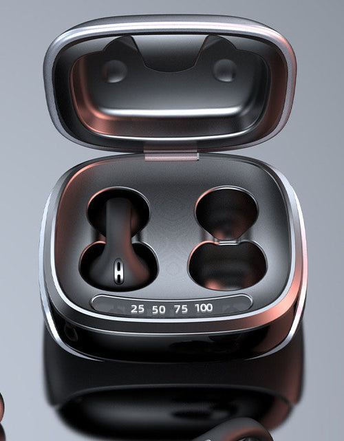 Load image into Gallery viewer, JX80 bone conduction clip on Bluetooth earphones with spray code noise reduction, high battery life, and no delay
