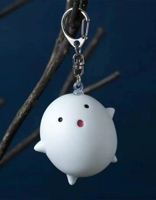Load image into Gallery viewer, What kind of life do you want to live? Anime peripherals, wow wow, Miyazaki Hayao series keychain pendant
