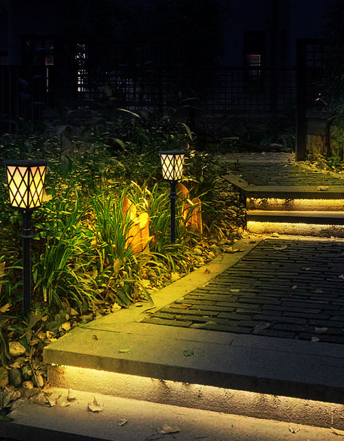 Load image into Gallery viewer, New Solar LED Flame Light Outdoor Villa Garden Lawn Floor Lamp Solar Garden Wall Lamp
