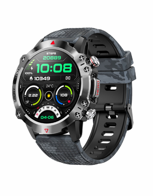 Load image into Gallery viewer, KR10 smartwatch  round screen 8763E one click Bluetooth call heart rate sports watch
