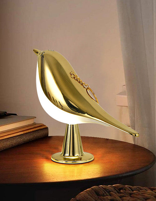 Load image into Gallery viewer, Creative Magpie Aromatherapy Lamp Car mounted Decorative Lamp Bedside Bird Night Lamp Three color Touch Charging Atmosphere Table Lamp
