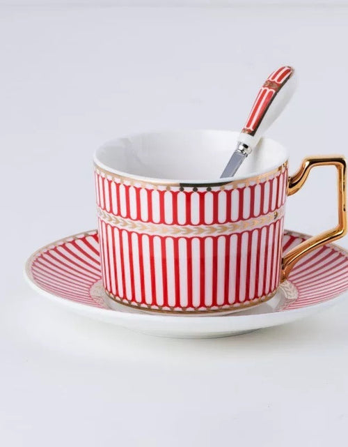 Load image into Gallery viewer, Nordic minimalist ceramic coffee cups and plates, English black tea cups, water utensils, tea cups, household offices
