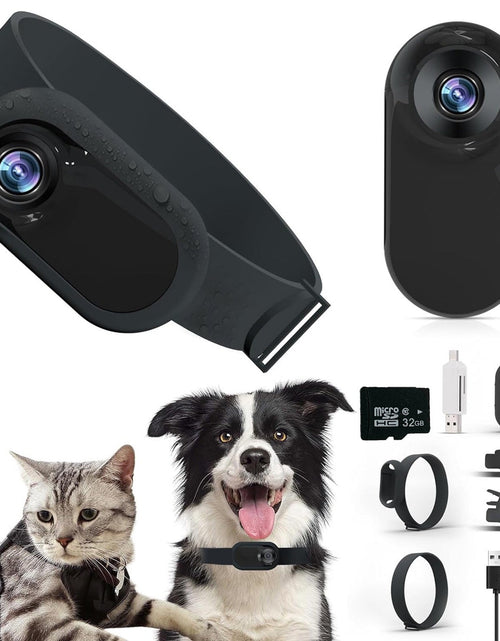 Load image into Gallery viewer, Portable Camera Magnetic Collar Clip Thumb Sports Camera HD Outdoor Pet Camera Portable Cycling Recorder
