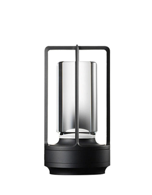 Load image into Gallery viewer, Crystal table lamp cross bedside desk bar atmosphere restaurant home touch charging USB night light
