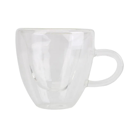Load image into Gallery viewer, 180ml/240ml Heart Love Shaped Tea Beer Mug Juice Cup Coffee Cups Mug Gift Double Layer Glass Mug Heat-Resisting Drinkware
