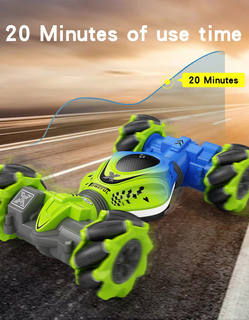 Load image into Gallery viewer, Induction Mini Gesture Twist Car Transform Car Watch Remote Control Double sided Stunt Climbing Toy Remote Control Car
