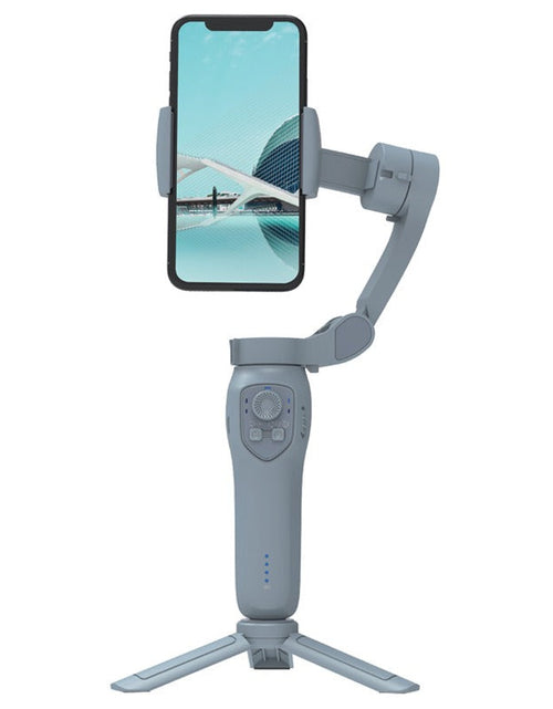 Load image into Gallery viewer, Mobile phone stabilizer handheld PTZ three-axis anti shake Tiktok live shooting vlog photo recording video selfie rod
