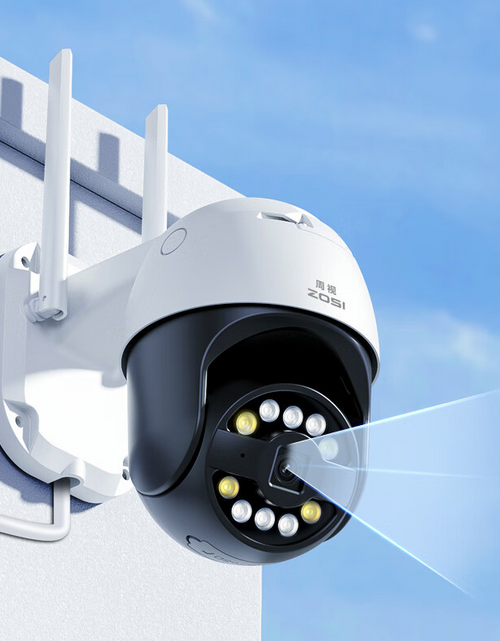 Load image into Gallery viewer, Outdoor panoramic 4K high-definition camera monitoring home network security outdoor waterproof monitor 360 night vision
