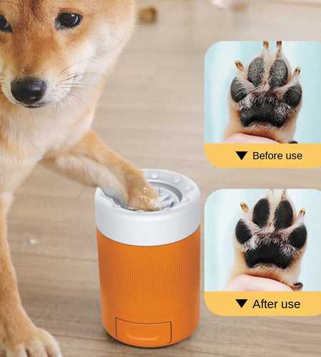 Pet Foot Washing Cup Dog Beauty Paw Cleaning Tool With Towel Feature Foot Bath Bathing Artifact