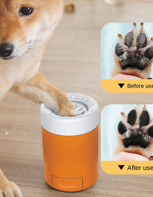 Load image into Gallery viewer, Pet Foot Washing Cup Dog Beauty Paw Cleaning Tool With Towel Feature Foot Bath Bathing Artifact
