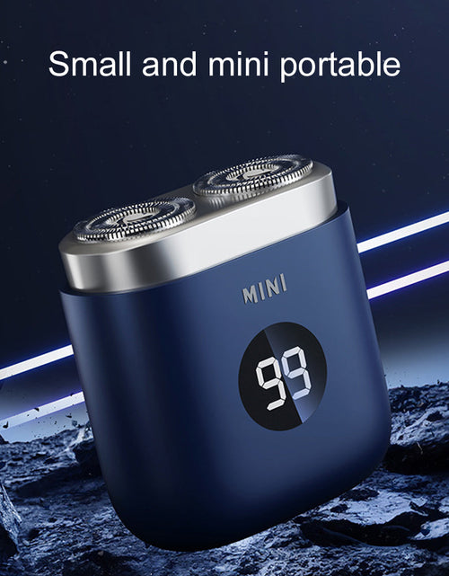 Load image into Gallery viewer, Small Steel Cannon Shaver Electric Men's Shaver Shaver Portable Beard Shaver Car USB
