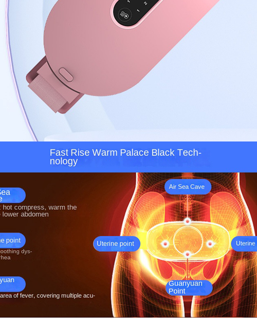 Load image into Gallery viewer, Waist Belt with Heat Therapy, Electric Heating, Rechargeable, Abdominal Warmth, Massage Function, Winter Gift for Women

