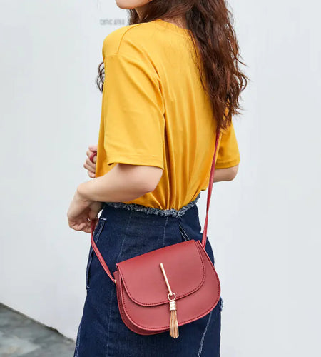 Fringe Crossbody Phone Bag and Round Purse