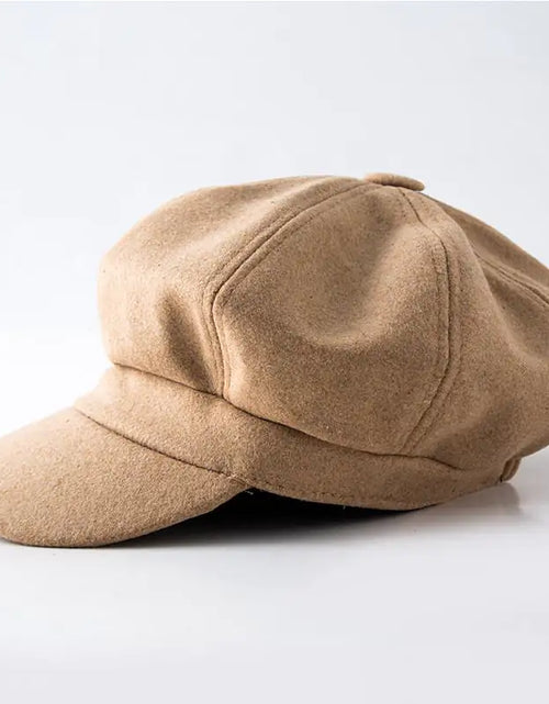 Load image into Gallery viewer, Octagonal Woolen Beret Hat for Casual Wear
