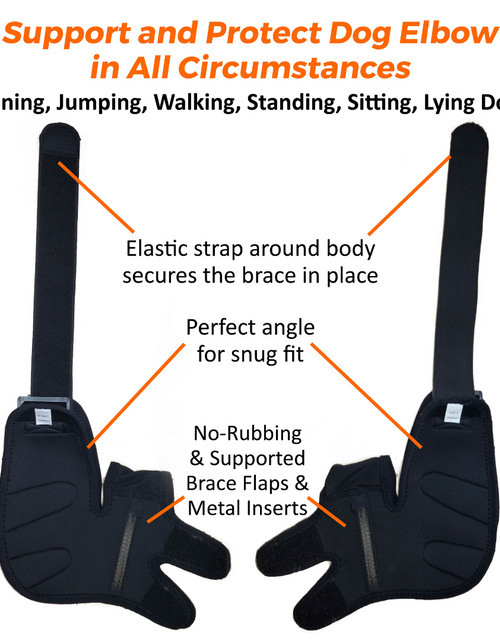 Load image into Gallery viewer, NeoAlly Elbow and Shoulder Brace with Spring Inserts for Dogs and Cats - Enhance Pet Mobility with Optimal Support
