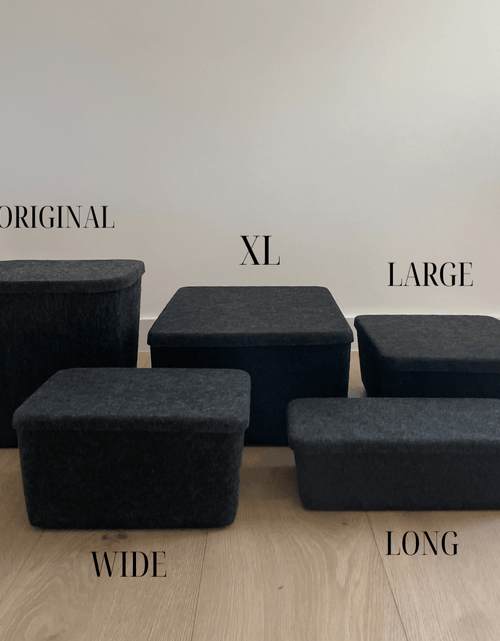 Load image into Gallery viewer, The Sculpted Bin - Large with Lid | Set of 3
