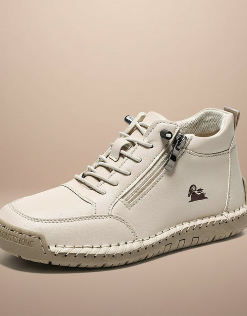 Load image into Gallery viewer, Women’s Hand Stitched Soft Sole Flat Casual Shoes
