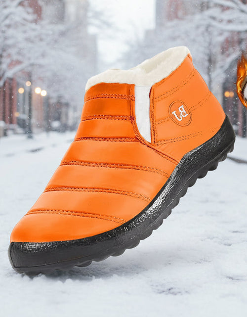 Load image into Gallery viewer, Women’s Warm Padded Lightweight Cotton Boots – Cozy Winter Non-Slip Outdoor Ankle Boots
