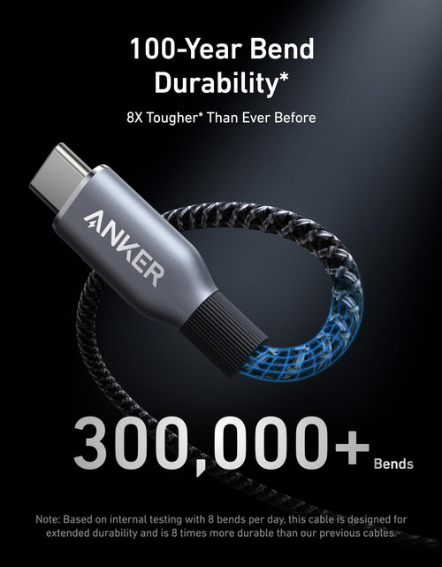 Load image into Gallery viewer, Anker Prime USB-C to USB-C Cable (240W, Upcycled-Braided)
