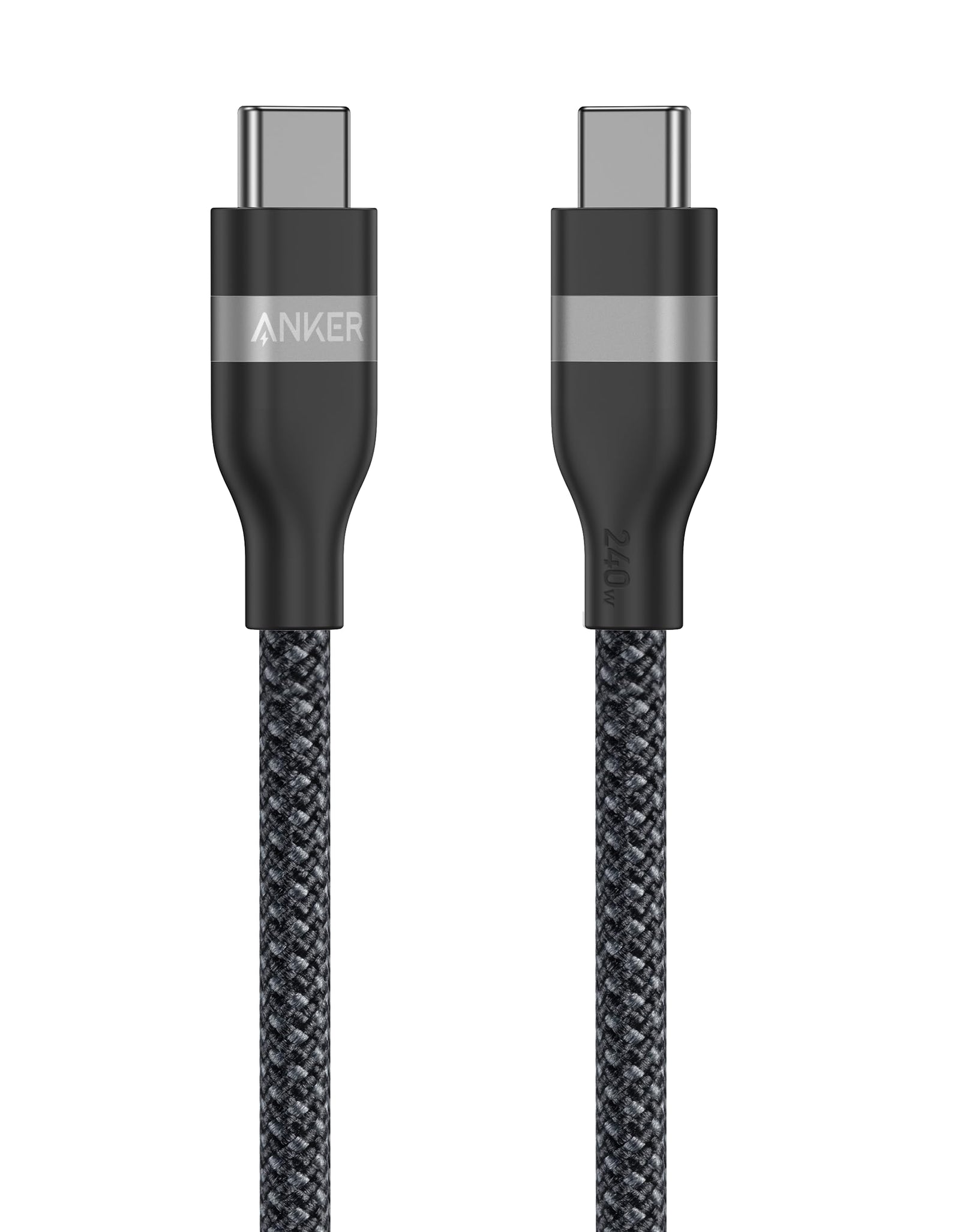 Anker USB-C to USB-C Cable (3 ft / 6 ft, 240W, Upcycled-Braided)