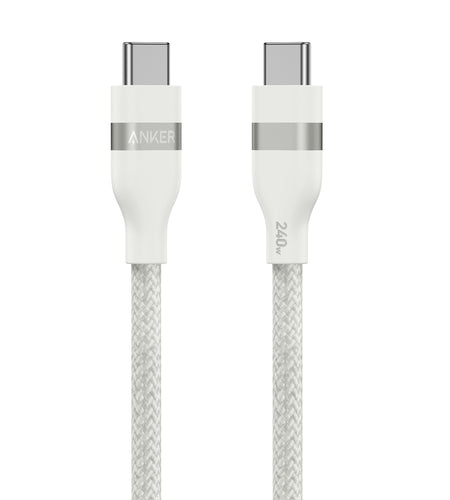 Anker USB-C to USB-C Cable (3 ft / 6 ft, 240W, Upcycled-Braided)