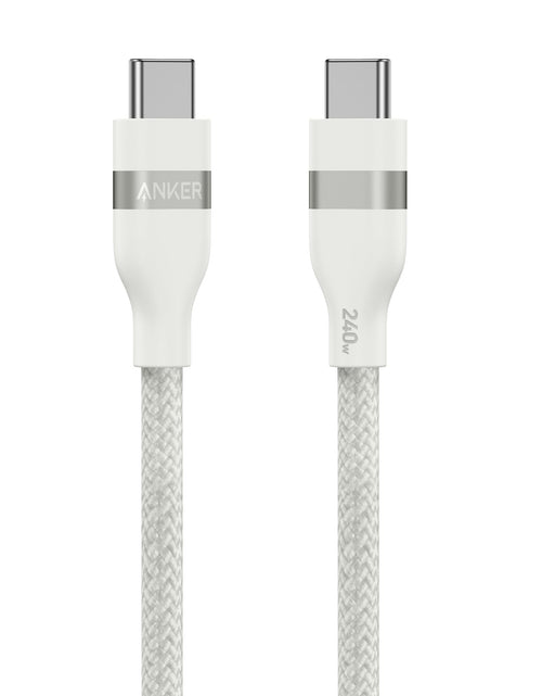 Load image into Gallery viewer, Anker USB-C to USB-C Cable (3 ft / 6 ft, 240W, Upcycled-Braided)
