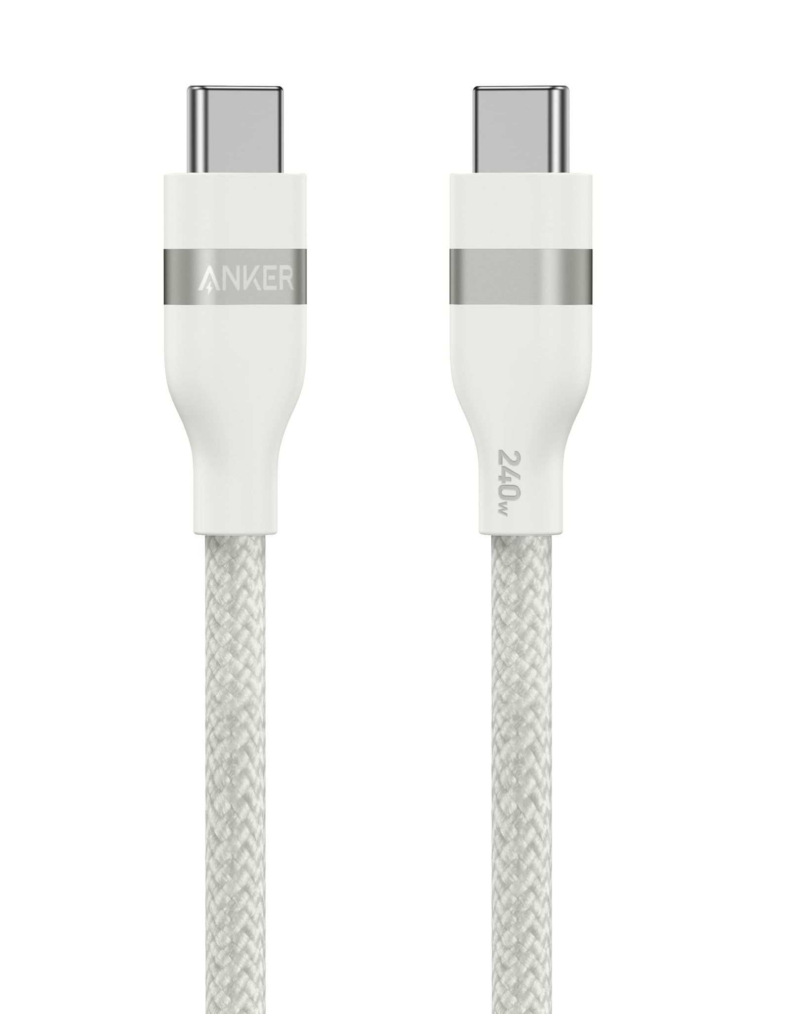 Anker USB-C to USB-C Cable (3 ft / 6 ft, 240W, Upcycled-Braided)