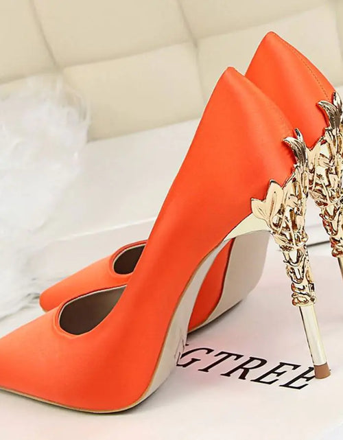 Load image into Gallery viewer, White Satin High Heels for Women - Stylish Pointed Shoes
