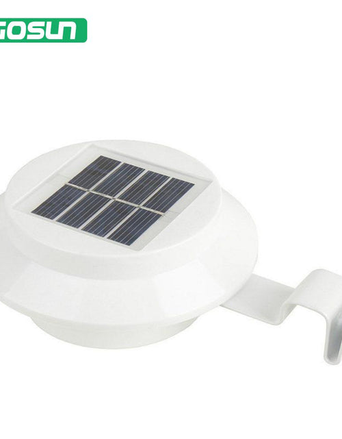 Load image into Gallery viewer, 3 leds light sensor control Solar Powered Fence Gutter Solar Lights, Outdoor Security Solar Lamps
