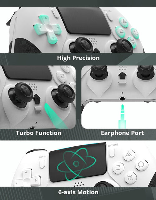 Load image into Gallery viewer, Suitable for PS4/Slim/Pro wireless Bluetooth game controller with body sensing six axis vibration T29 controller
