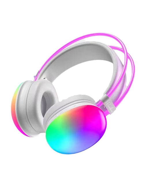 Load image into Gallery viewer, Head mounted Bluetooth earphones YDM78 luminous computer gaming wireless headset
