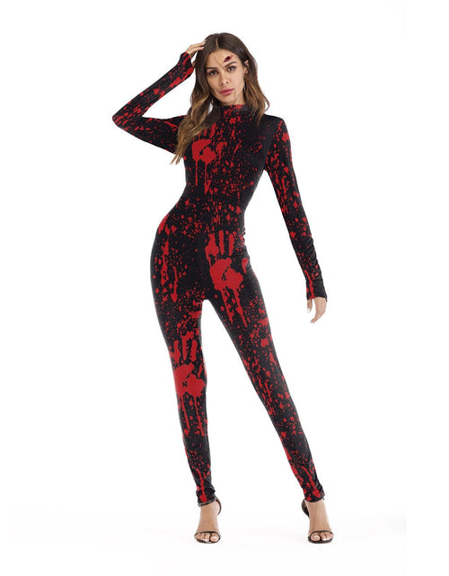 Load image into Gallery viewer, Halloween costume festival event party costume COS long sleeve jumpsuit

