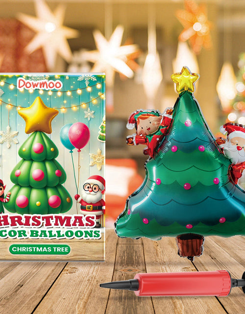 Load image into Gallery viewer, Christmas Balloons,Balloon Standing Santa Claus Reindeer Christmas Tree Event Atmosphere Arrangement
