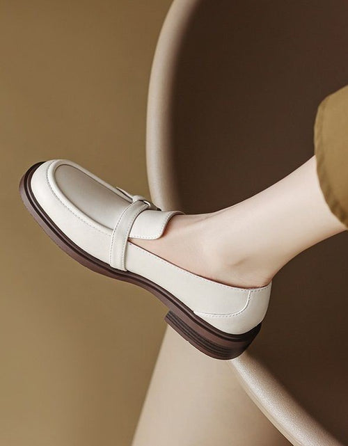 Load image into Gallery viewer, Women’s Round Toe Slip-On Casual Shoes – Low Heel Comfort
