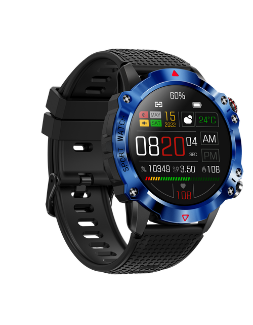 Load image into Gallery viewer, KR10 smartwatch  round screen 8763E one click Bluetooth call heart rate sports watch

